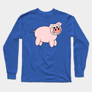 Cute Little Piggy Long Sleeve T-Shirt